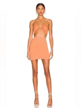 Superdown Alina Halter Top set in Orange